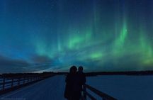 Northern lights hunting with car