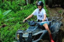 Bali Quad bike ATV passing through Waterfall, Cave & Rice fields