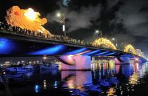 DA NANG NIGHTLIFE Tour with MARBLE MOUNTAIN & LADY BUDDHA STATUE, DRAGON BRIDGE