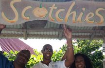 Lunch at Scotchies Jerk Centre From Ocho Rios