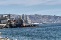 Pick up at the Pier and Valparaiso -Viña del Mar and transfer to the Airport