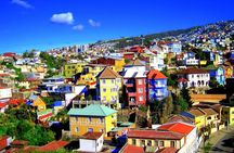 Pick up at the Pier and Valparaiso -Viña del Mar and transfer to the Airport