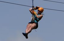 Mega Zip and Ride in Dominican Countryside