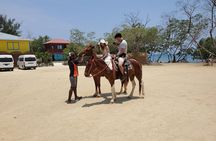Roatan Excursion: Horseback Ride / Plus Sloth Park and Beach Break