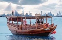 Sunset in Dubai - 60 Mins Abra (traditional wooden boat) Tour