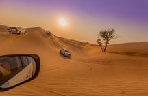 Private Abu Dhabi Desert Safari From Dubai with Hot BBQ Dinner 