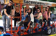 Pedal, Drink, and Bar hop through Sacramento on a 15 seat Beer Bike