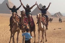 Private Guided Day Tour in Giza Saqqara and the Egyptian Museum Including a Camel Ride from Cairo