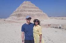 Private Guided Day Tour in Giza Saqqara and the Egyptian Museum Including a Camel Ride from Cairo