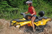 3 adrenaline activities Atvs Zipline and a swim experience in a cenote