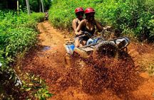 3 adrenaline activities Atvs Zipline and a swim experience in a cenote