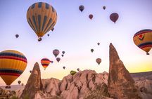 Cappadocia Sunrise Hot-Air Balloon Ride with breakfast & pick-up