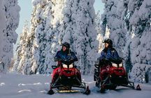 Arctic Circle Snowmobile Safari for Beginners in Rovaniemi