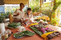 Home Style Family class with fruit carving and market tour 