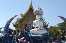 Exclusive Chiangrai White Temple, blue temple, black house. 