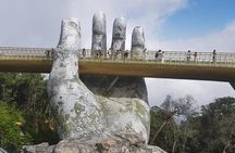 Guided Fullday Tour :Golden Bridge,Dragon Bridge,Marble Mountain,Monkey Mountain
