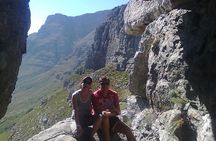 An exciting scramble on Table Mountain