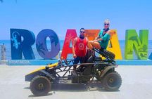 Roatan Buggy Adventure, Snorkeling, Beach Pass plus Private Transfer