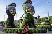 Memorable Evening at Dubai Global Village with Dubai Miracle Garden Visit !!