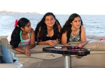 Private Luxury Pontoon Boat, Snorkel, Arch, Sunset & byond