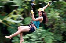 Zip line ex Intercontinental Fiji with return private transfers