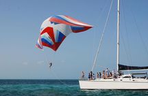 Catamaran Party on the Caribbean Sea to Isla Mujeres