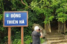 Thien Ha galaxy cave- Thung Nang sampan trip with biking full day
