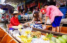 Private Tour: Damnoen Saduak Floating Market and Maeklong Railway Market