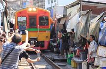 Private Tour: Damnoen Saduak Floating Market and Maeklong Railway Market