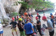 Rock Climbing at Railay Beach Krabi