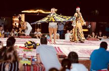 Private Abu Dhabi Desert Safari From Dubai with Hot BBQ Dinner 