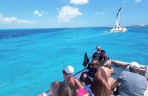 Isla Mujeres Premium Catamaran Tour with transportation from Playa del Carmen