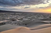 Majestic Gobi Desert with Chinggis Khan Statue