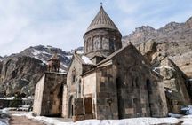 Winter: Charents' Arch, Garni, Geghard, Lavash baking masterclass