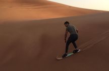Dubai Morning Desert Safari with Sandboarding & Camel Ride