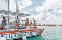 Aruba Happy Hour Sunset Sail with Savory Bites and Cocktails