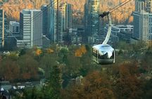 Aerial Tram Ride with Doughnuts at Sunrise in Portland Oregon
