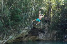 Private Tour with 3 Cenotes + 5 Zip-lines + Mayan Lunch