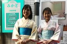 Real Kimono experience and Tsumami Kanzashi Workshop