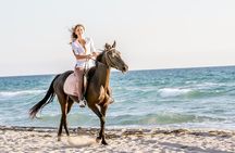  Horse Riding on the Beach in Side
