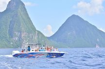 Land & Sea Adventure to Soufriere/Snorkelling/Mudbath/Lunch