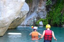 Canyoning and Rafting Adventure incl. Lunch from Side