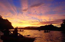 Beautiful sunset kayak tour in Okinawa