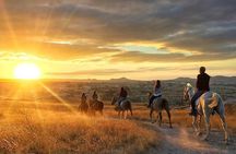 Sunset Horseback Riding Through The Valleys In Cappadocia