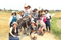 Cycling, Buffalo, Basket Boat ride in Hoi An