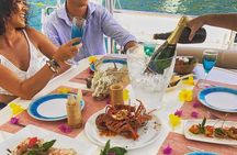 Private Luxury Catamaran Cruise in St. Lucia