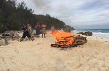 Bermuda Beach Bonfire with Dark and Stormy Cocktail Included