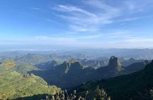 Hiking to the simien mountains 