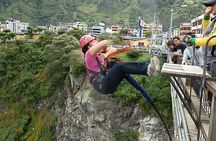 Jumping the Bridge - Bungge Jumpng - Swing Jumping 100m. Tall
