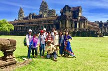 Private Tour Angkor Wat Five days Tour - Beng Mealea - National Park Phnom Kulen